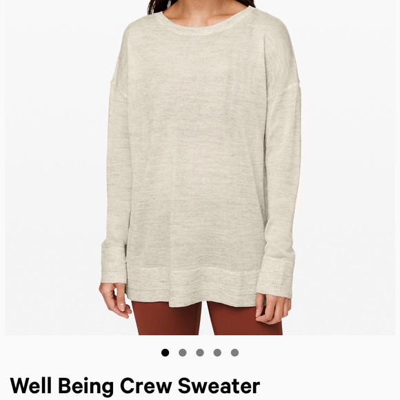Lululemon well being crew sweater linen Clearance